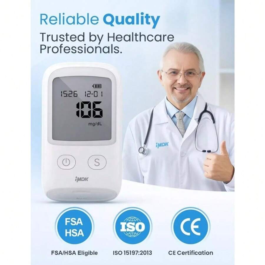 Blood Glucose Meter Diabetes Test Kit