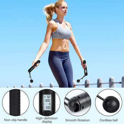 💎Today Deal: 50% OFF💎Weighted Jump Rope with Counter