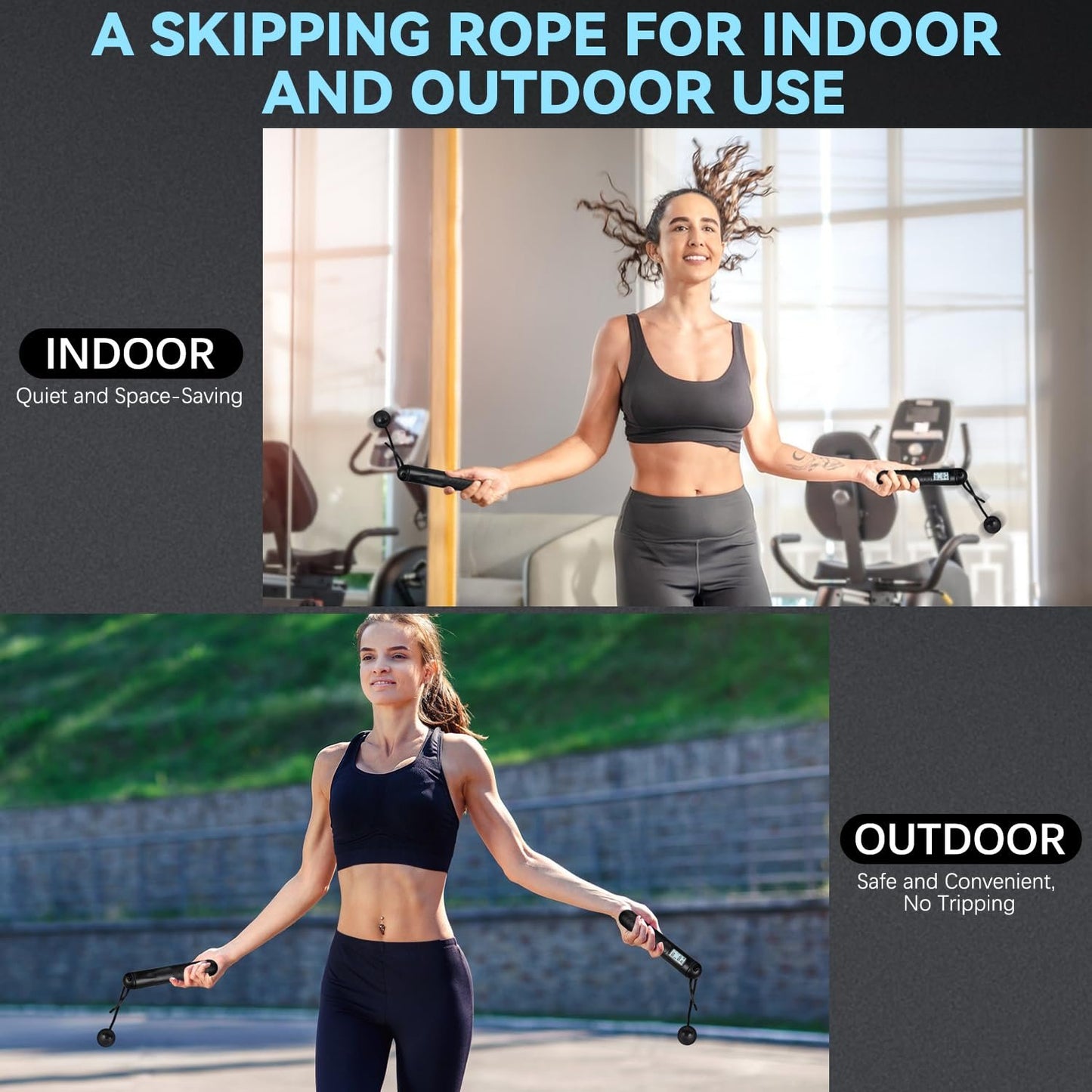 💎Today Deal: 50% OFF💎Weighted Jump Rope with Counter