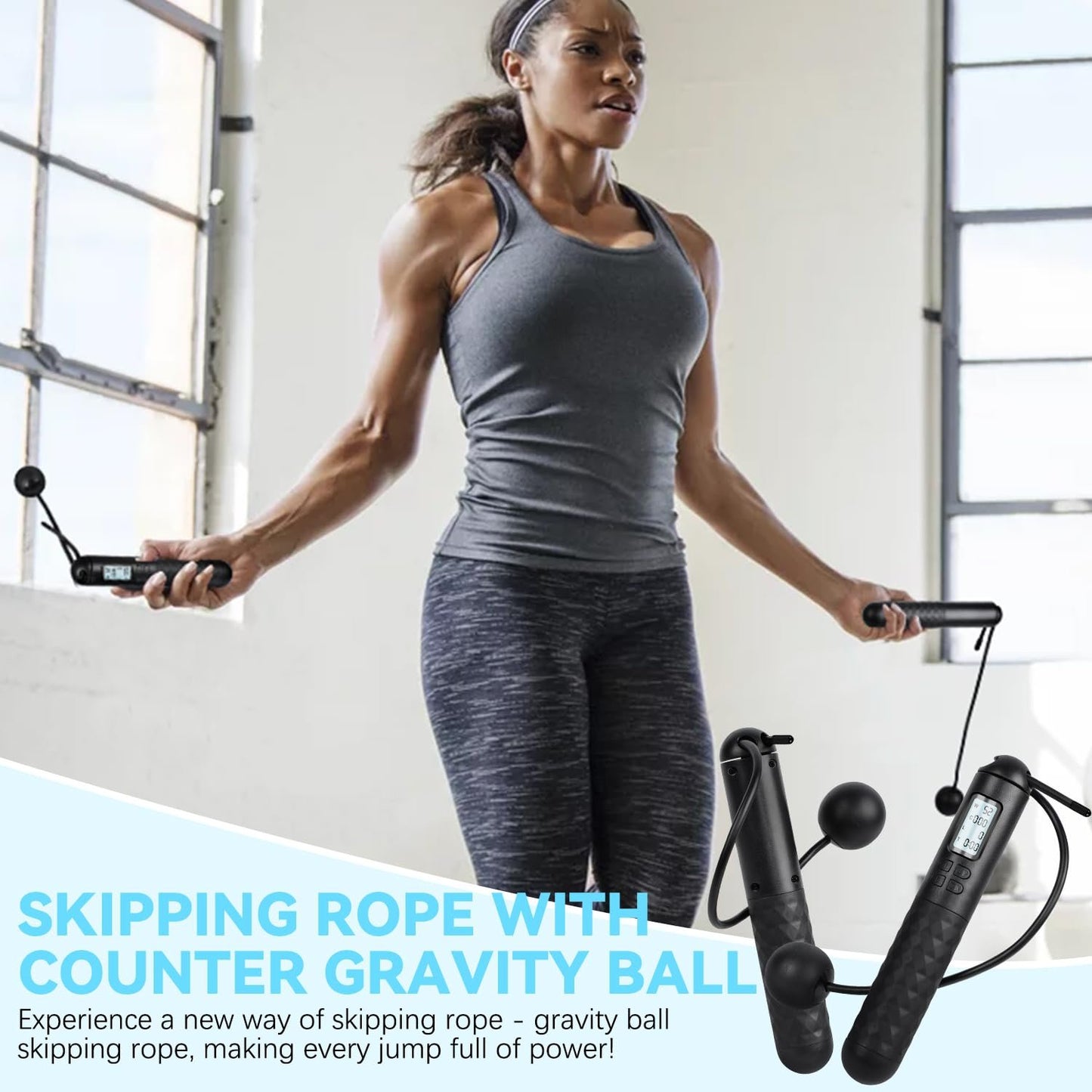 💎Today Deal: 50% OFF💎Weighted Jump Rope with Counter