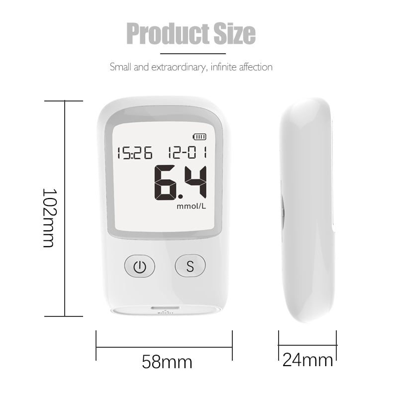Blood Glucose Meter Diabetes Test Kit